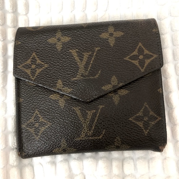 Louis Vuitton Dual Sided Snap Compact Wallet Brown Monogram - Picture 11 of 12